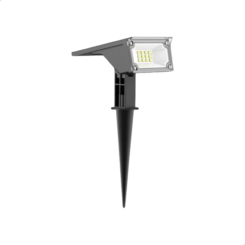 Luminária LED Spot Solar Verde Espeto Jardim 10 Lúmens