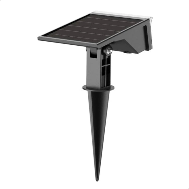 Luminária LED Spot Solar Verde Espeto Jardim 10 Lúmens